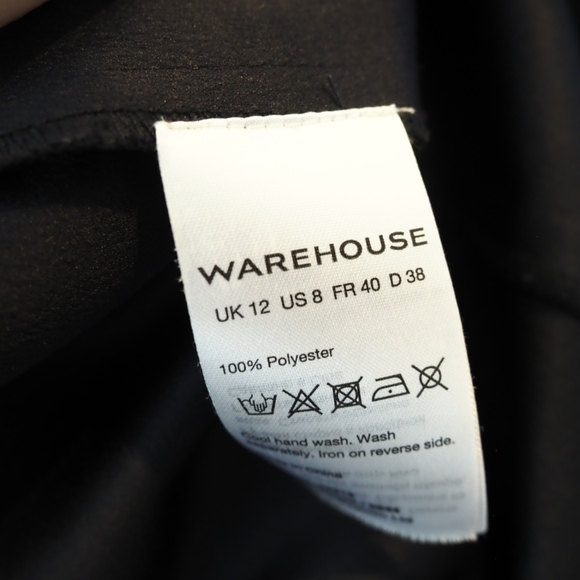Warehouse shift color block placket dress - Picture 7 of 8